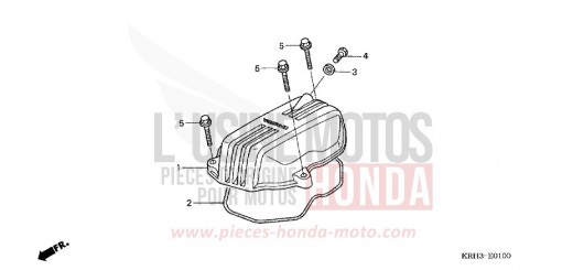 COUVERCLE DE CULASSE (XR125L3) XR125L3 de 2003